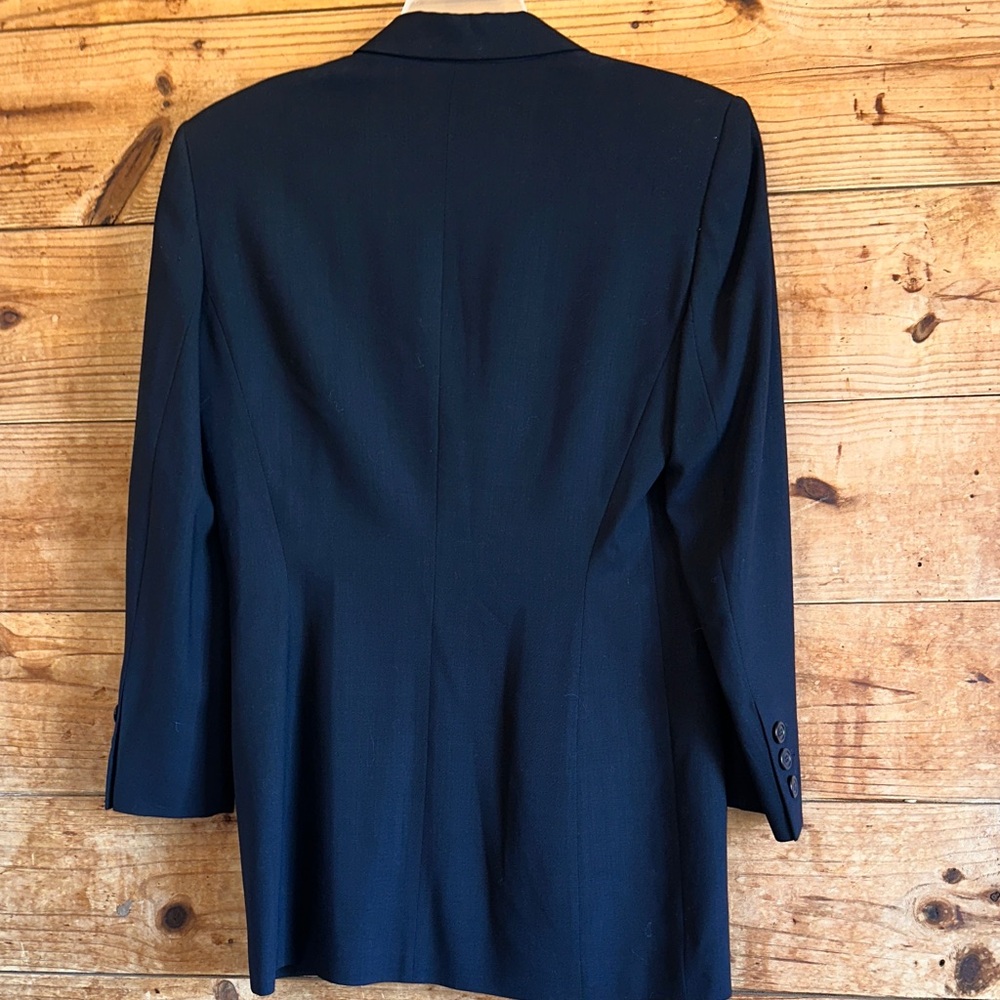 Escada Margaretha Ley Dark Navy Blazer - Picture 3 of 12